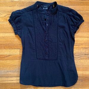 Zara Black Blouse Sz XS